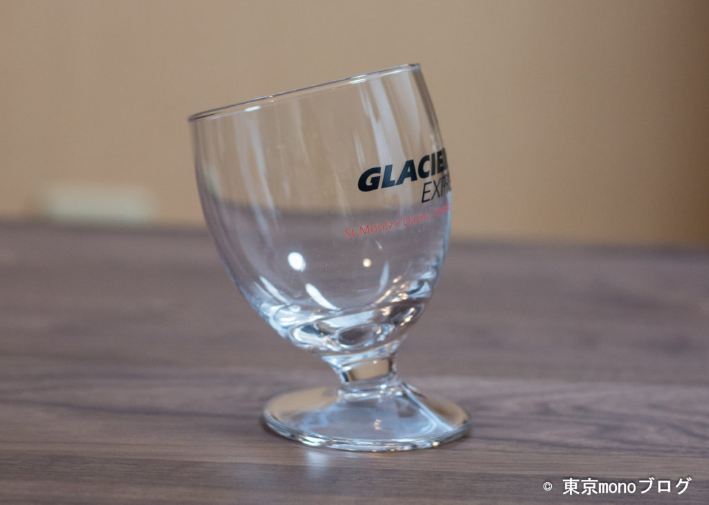 氷河急行のお土産「傾いたワイングラス」