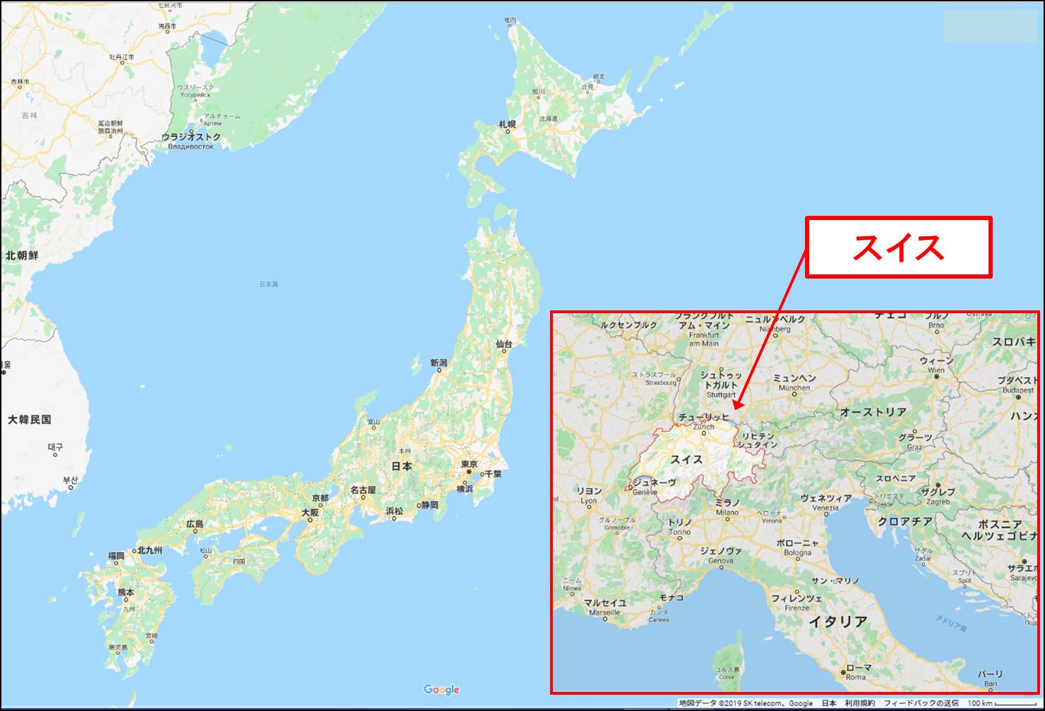 スイスの面積はどれくらい スイスの場所や時差 日本からの飛行機のフライト時間など地理情報をまとめました 東京monoブログ